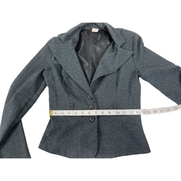 Regina Black Small Jacket/Blazer 3 Button Front 25e - Picture 12 of 13